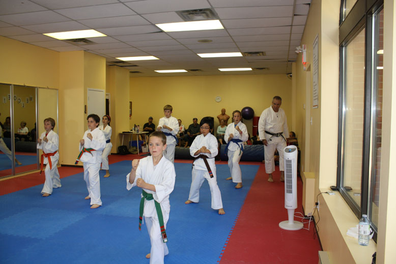 picture of kids training